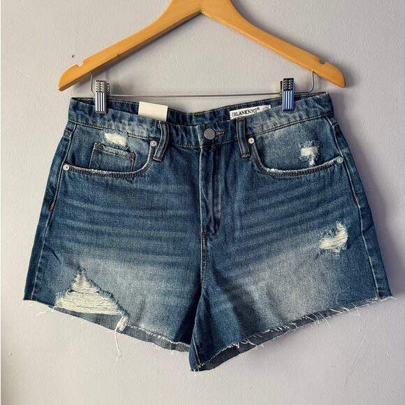 New BlankNYC The Barrow Vintage High-Rise Short in Ground Rules